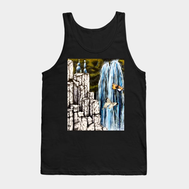 Icelandic Waterfall Tank Top by samanthagarrett